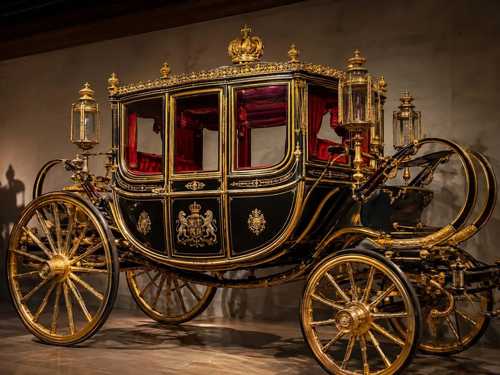 A state carriage in the Museo Nacional de Historia collection